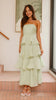 Summer Sexy Tube Top Backless Tiered Dress