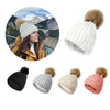 Soft Beanie Fluffy Ball Cap — Warm Knitted Winter Hat with Pom Pom by FitiqueFit