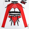 Sexy Three Piece Set at Complex Strap Halter Waist Seal Nightclub Sexy Underwear