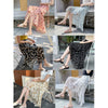 Vacation Style Floral Skirt Chiffon Dress Skirt One-piece Ruffled