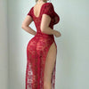 Sexy See through Lace Sheath Dress Passion Sexy Lingerie Women