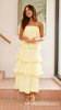 Summer Sexy Tube Top Backless Tiered Dress