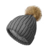 Soft Beanie Fluffy Ball Cap — Warm Knitted Winter Hat with Pom Pom by FitiqueFit