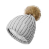 Soft Beanie Fluffy Ball Cap — Warm Knitted Winter Hat with Pom Pom by FitiqueFit