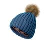 Soft Beanie Fluffy Ball Cap — Warm Knitted Winter Hat with Pom Pom by FitiqueFit