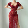 Sexy See through Lace Sheath Dress Passion Sexy Lingerie Women
