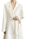 Women's Fashion Double-sided Cashmere Water Ripple Coat