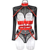 Sexy Three Piece Set at Complex Strap Halter Waist Seal Nightclub Sexy Underwear