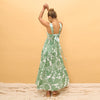 Summer Bohemian Vacation Beach Dress Loose Strap Dress