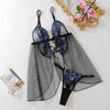 Sexy Underwear Mesh Lace See through Free of Temptation Sexy Homewear with Braces