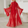 Sexy Mesh Nightgown Seductive Sexy Lingerie Cardigan Pajamas Women Bathrobe Home Outerwear Gown
