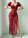 Sexy See through Lace Sheath Dress Passion Sexy Lingerie Women