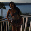 Fresh Abstract Printing Ruffled A line Halter Backless Short Dress Casual Vacation Women Clothing