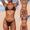 Leopard Print Swimwear Swimsuit Female Bikini Suit