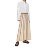 Striped Fringe Knitted Skirt