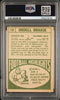 Graded 1968 Topps Ordell Braase #126 Football Card PSA 5 Excellent