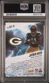 Graded 2023 Panini Absolute Jayden Reed #BST18 Rookie RC Football Card PSA 10 Gem Mint
