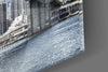 Manhattan Bridge Glass Wall Art by Insigneart USA