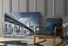 Manhattan Bridge Glass Wall Art by Insigneart USA