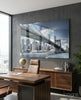 Manhattan Bridge Glass Wall Art by Insigneart USA