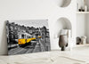 Yellow Tram (Lisbon) Glass Wall Art by Insigneart USA