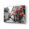 Red Rose Glass Wall Art by Insigneart USA