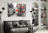 Red Rose Glass Wall Art by Insigneart USA