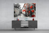 Red Rose Glass Wall Art by Insigneart USA