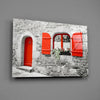 Red Door Glass Wall Art by Insigneart USA