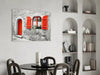 Red Door Glass Wall Art by Insigneart USA