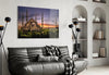 Blue Mosque Glass Wall Art by Insigneart USA