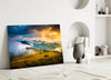 Mountain Glass Wall Art by Insigneart USA