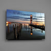 Lighthouse Glass Wall Art by Insigneart USA