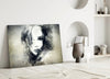 Woman Portrait Glass Wall Art by Insigneart USA