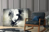 Woman Portrait Glass Wall Art by Insigneart USA