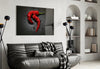 Red Pepper Glass Wall Art by Insigneart USA