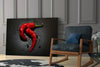 Red Pepper Glass Wall Art by Insigneart USA