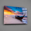 Red Sky Glass Wall Art by Insigneart USA