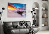 Red Sky Glass Wall Art by Insigneart USA