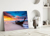 Red Sky Glass Wall Art by Insigneart USA