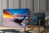Red Sky Glass Wall Art by Insigneart USA