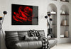 Red Rose Glass Wall Art by Insigneart USA