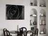 Black Rose Glass Wall Art by Insigneart USA