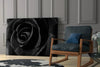 Black Rose Glass Wall Art by Insigneart USA