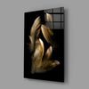 Tan Feather Glass Wall Art by Insigneart USA