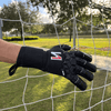 ONEKEEPER ACE Black (New Model) - All Black Negative Cut Pro-Level Goalkeeper Gloves for Kids and Adults