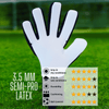 ONEKEEPER ACE Black and White - Negative Cut Pro-Level Goalkeeper Gloves for Youth and Adults