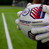 ONEKEEPER ACE White - All White Negative Cut Pro-Level Goalkeeper Gloves for Kids, Youth and Adults