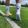 ONEKEEPER Grip Socks, Mid-Calf, Anti Slip Sports Grip Pads Socks for Every Sport