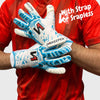 Iconic Blue Goalkeeper Gloves, Ultimate Snug Fit, Pro Grip & Precision